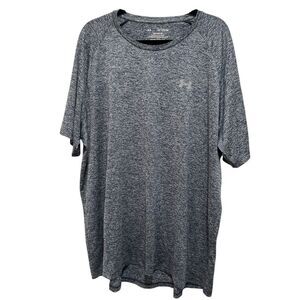 Under Armour HeatGear UA Tech Tee T-Shirt Blue‎ Men's 3XL